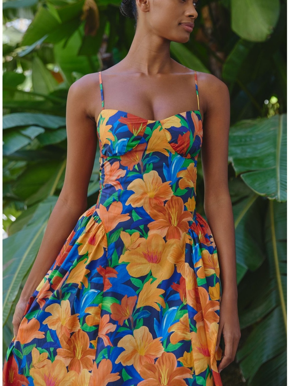 New FARM Rio x Anthropologie Nina Floral Maxi Dress - Picture 3 of 4